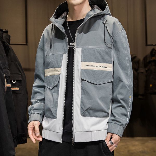 2021 new primavera novos jaquetas masculinas tendncia coreano solto trabalho feito ferramentas casuais roupas de beisebol superior xor4, White;black
2021 new primavera novos jaquetas masculinas tendncia coreano solto trabalho feito ferramentas casuais roupas de beisebol superior xor4, White;black