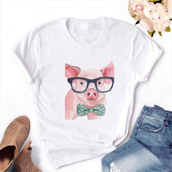 harajuku summer female t shirt cute cartoon pig animals print women funny t shirts shirts kawaii femme tees, White
harajuku summer female t shirt cute cartoon pig animals print women funny t shirts shirts kawaii femme tees, White