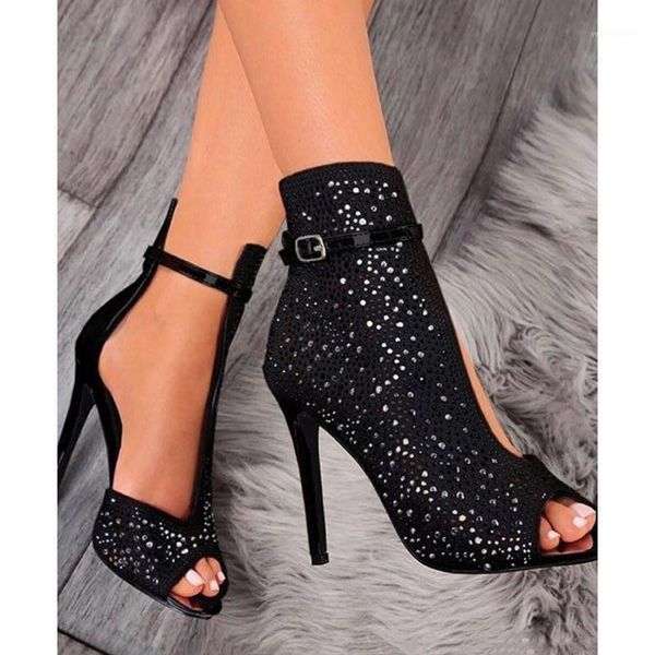 for new spring and summer sandals 2021 fish mouth rhinestone stilettos fashion all-match1, Black
for new spring and summer sandals 2021 fish mouth rhinestone stilettos fashion all-match1, Black