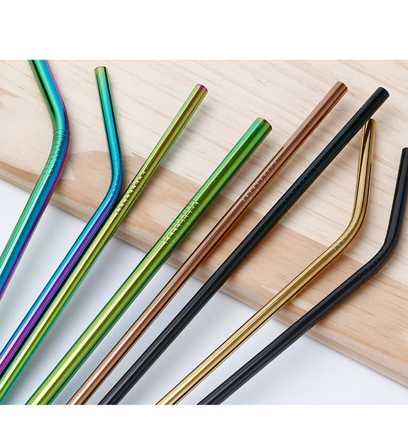rainbow colorful straight bent straws eco friendly bar drinking tools metal stainless steel straw cmp01-4
rainbow colorful straight bent straws eco friendly bar drinking tools metal stainless steel straw cmp01-4