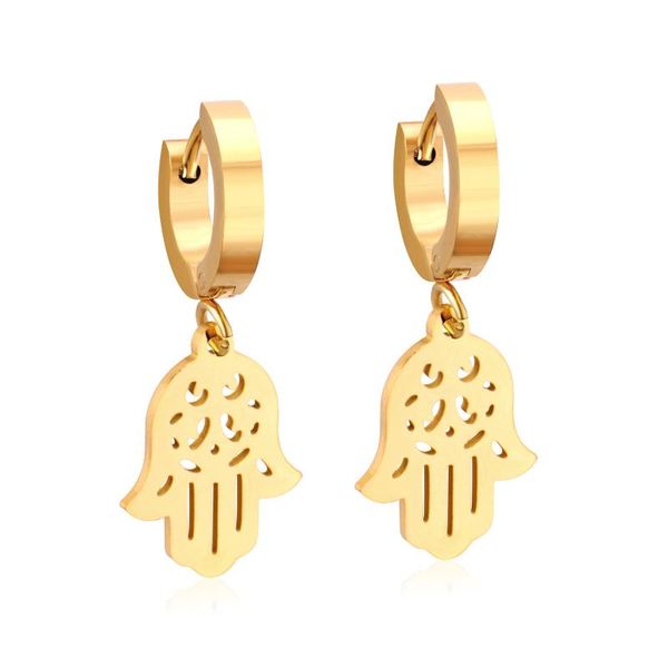 dangle & chandelier luxukisskids hand earrings stainless steel drop for women gold/steel color jewelry, Silver
dangle & chandelier luxukisskids hand earrings stainless steel drop for women gold/steel color jewelry, Silver