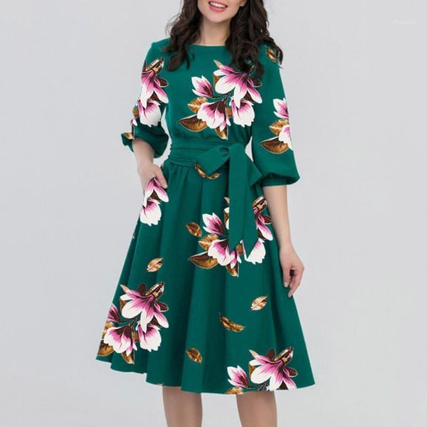2020 new elegant women's dresses retro print lantern sleeve a-line knee-length skirt casual loose fashion dress pukeutua1, Black;gray
2020 new elegant women's dresses retro print lantern sleeve a-line knee-length skirt casual loose fashion dress pukeutua1, Black;gray