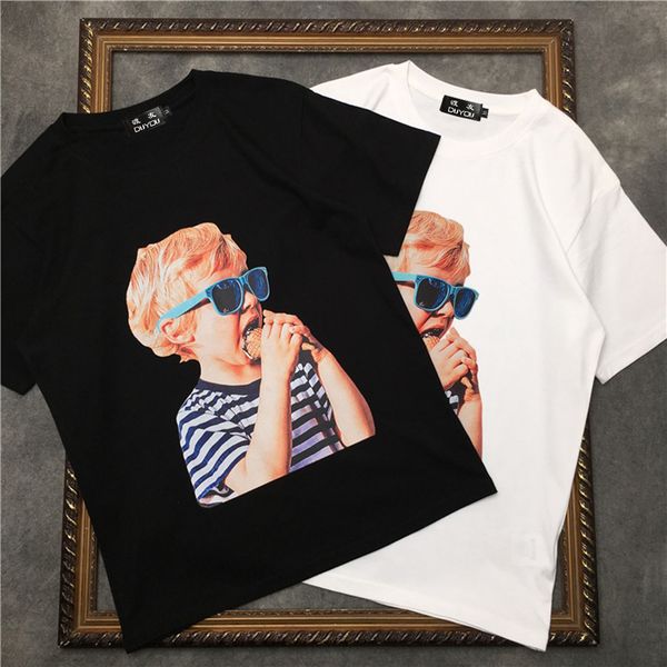 men's short-sleeved t-shirt little boy eating ice cream pattern women shirts|streetwear 2191001643 njjh, White;black
men's short-sleeved t-shirt little boy eating ice cream pattern women shirts|streetwear 2191001643 njjh, White;black