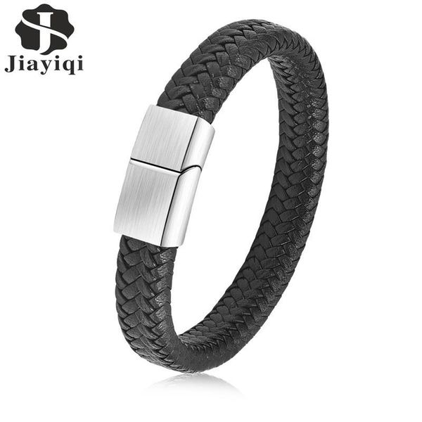 charm bracelets wholesale price punk men jewelry black braided leather bracelet stainless steel magnetic clasp fashion bangle party gift, Golden;silver
charm bracelets wholesale price punk men jewelry black braided leather bracelet stainless steel magnetic clasp fashion bangle party gift, Golden;silver