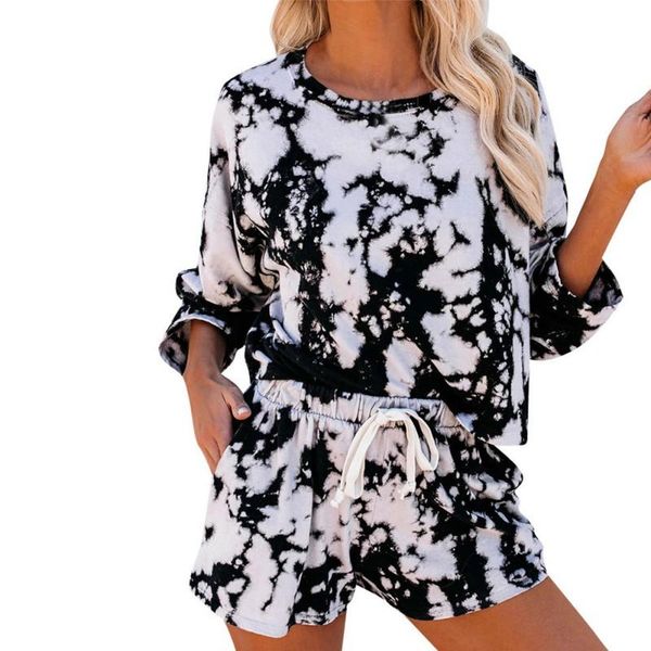 women's tracksuits ffshion round neck printed sportswear suit casual loose jacket t-shirt with lace shorts 2-piece set, Gray
women's tracksuits ffshion round neck printed sportswear suit casual loose jacket t-shirt with lace shorts 2-piece set, Gray