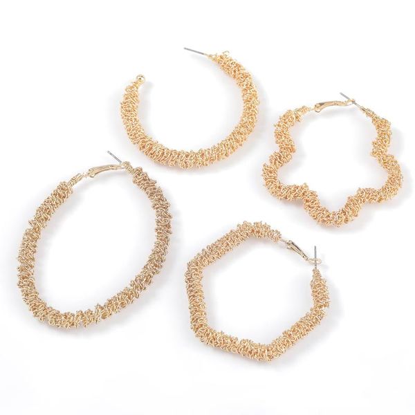 hoop & huggie fashion simple metal five-pointed star oval geometric earrings women creative banquet jewelry accessories, Golden;silver
hoop & huggie fashion simple metal five-pointed star oval geometric earrings women creative banquet jewelry accessories, Golden;silver