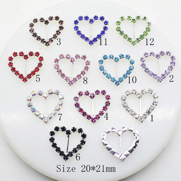 10pcs/lot 20mm*21mm heart silver multicolor rhinestones buckles metal diamante diy hair accessory bling wedding ribbon fitting wmtfcx, Black
10pcs/lot 20mm*21mm heart silver multicolor rhinestones buckles metal diamante diy hair accessory bling wedding ribbon fitting wmtfcx, Black
