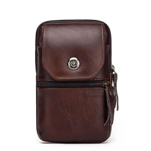 european and american first layer cowhide double zipper multifunctional bag waist mobile phone bags
european and american first layer cowhide double zipper multifunctional bag waist mobile phone bags