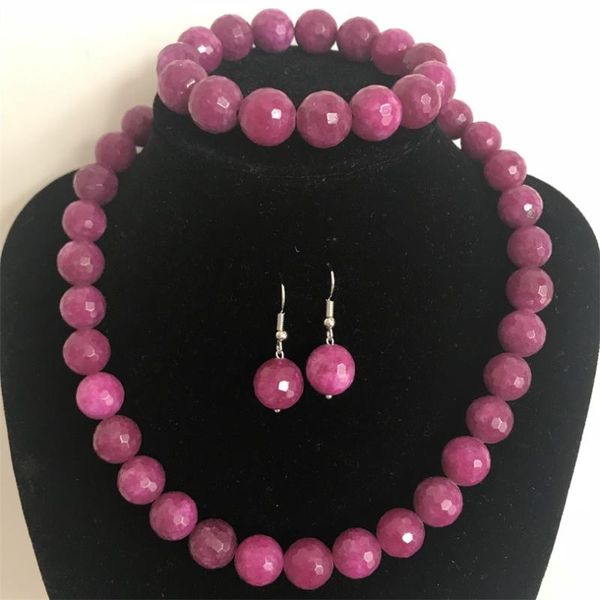 natural stone jewelry sets dreamlike deep red rubies beaded necklace earrings braclet chain choker necklace 45+7cm bracelet 19cm, Silver
natural stone jewelry sets dreamlike deep red rubies beaded necklace earrings braclet chain choker necklace 45+7cm bracelet 19cm, Silver