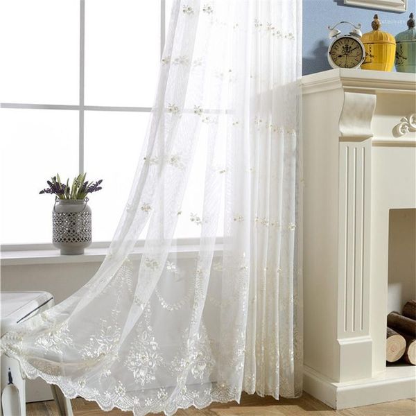 curtain & drapes luxury elegant sheer tulle bedroom blinds embroidered pearl white romantic yarn for living dining room wp267#51
curtain & drapes luxury elegant sheer tulle bedroom blinds embroidered pearl white romantic yarn for living dining room wp267#51
