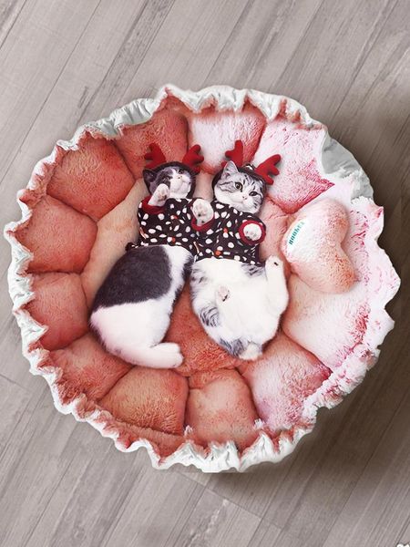 cat beds & furniture pink lovely kitten bed pet soft nest trap mats teddy bomei small dog sleeping cave mat blanket warm kennel flower 60mw
cat beds & furniture pink lovely kitten bed pet soft nest trap mats teddy bomei small dog sleeping cave mat blanket warm kennel flower 60mw