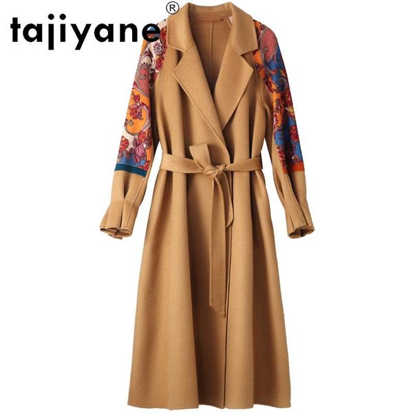 women's wool & blends tajiyane winter coats women 2021 real fur coat woman 100% jackets clothing female long jacket abrigo mujer tn1499, Black
women's wool & blends tajiyane winter coats women 2021 real fur coat woman 100% jackets clothing female long jacket abrigo mujer tn1499, Black