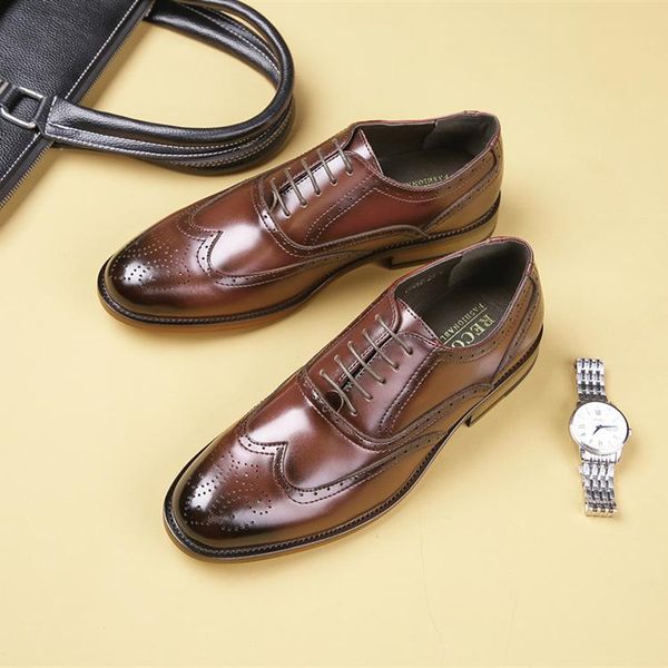 dress shoes big size summer men brock leather men's business oxford gentleman's breathable derby, Black
dress shoes big size summer men brock leather men's business oxford gentleman's breathable derby, Black