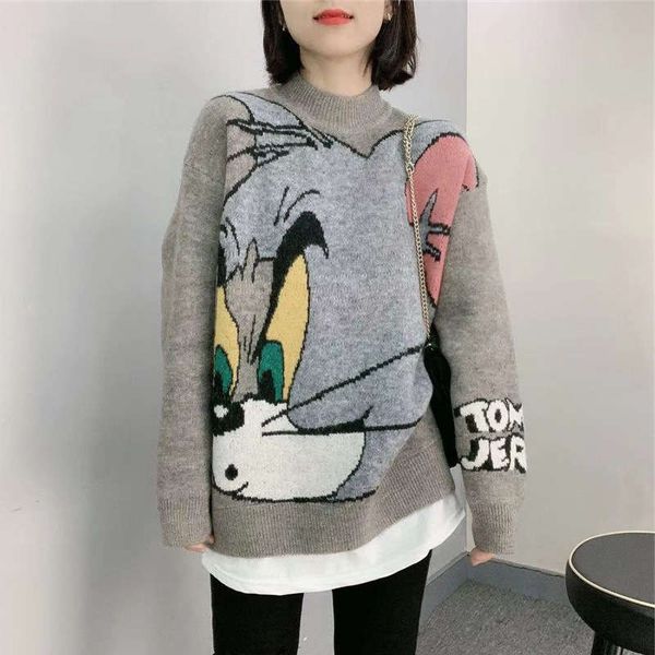 vipcartoon sweater for women's autumn / winter 2020 new korean loose stand collar pullover splicing fake two piece knitted outer wear, White;black
vipcartoon sweater for women's autumn / winter 2020 new korean loose stand collar pullover splicing fake two piece knitted outer wear, White;black