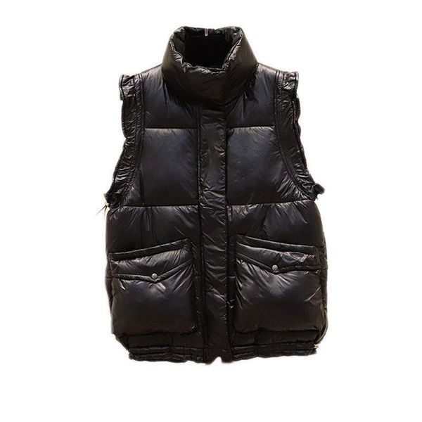 europe station autumn / winter 2021 new down cotton vest for women's wear korean short style vest jacket fashion, Black;white
europe station autumn / winter 2021 new down cotton vest for women's wear korean short style vest jacket fashion, Black;white