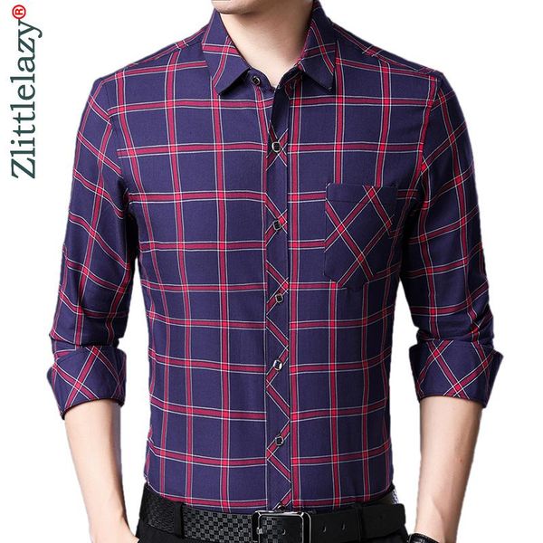 men's casual shirts 2021 brand pocket plaid long sleeve slim fit men shirt streetwear social dress autumn mens fashions jersey 92313, White;black
men's casual shirts 2021 brand pocket plaid long sleeve slim fit men shirt streetwear social dress autumn mens fashions jersey 92313, White;black