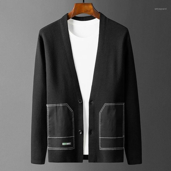 men's sweaters 2021 autumn winter warm men's solid simple classic knitted v-neck cardigan coats male casual knitwear clothing s11, White;black
men's sweaters 2021 autumn winter warm men's solid simple classic knitted v-neck cardigan coats male casual knitwear clothing s11, White;black