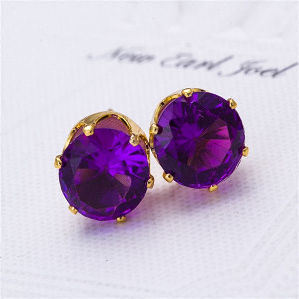 stud earrings wholesale fashion round favorite design 18 k gold plated studded candy crystals cz diamond stud earring for, Golden;silver
stud earrings wholesale fashion round favorite design 18 k gold plated studded candy crystals cz diamond stud earring for, Golden;silver