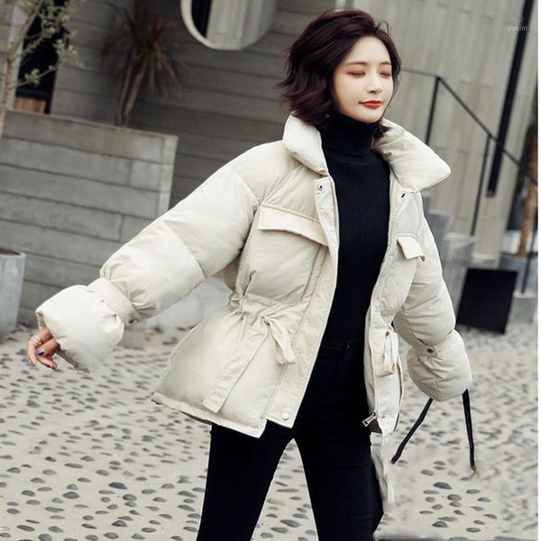 2019 new warm women coat long sleeve jacket parka casual loose overcoat jacker autumn winter female lace up outerwear coat1, Black
2019 new warm women coat long sleeve jacket parka casual loose overcoat jacker autumn winter female lace up outerwear coat1, Black