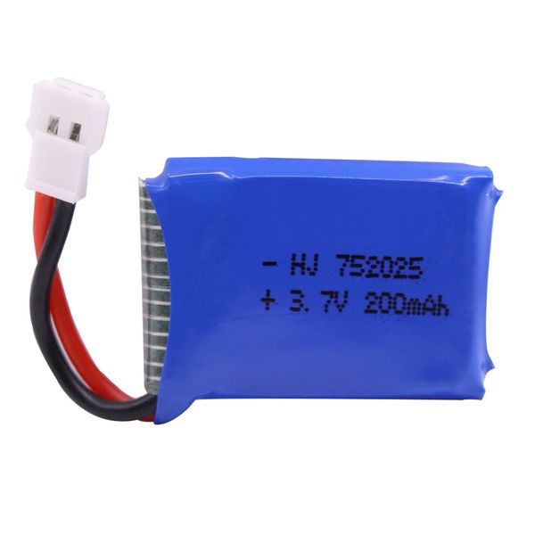 3.7v 200mah rc drone lithium polymer battery 752025 xh2.54 plug for rc syma x4 x11 x13 aircraft toy model accessories
3.7v 200mah rc drone lithium polymer battery 752025 xh2.54 plug for rc syma x4 x11 x13 aircraft toy model accessories