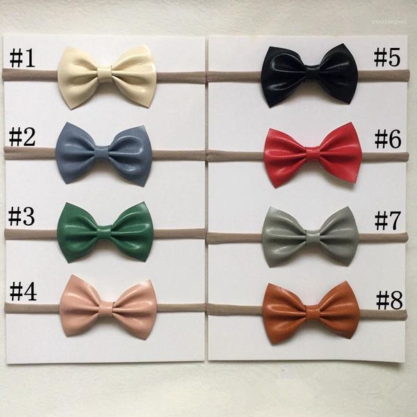 hair accessories fashion cute pu leather bow nylon headbands solid kawaii bowknot girls soft hairband princess adjustable elastic head bands, Slivery;white
hair accessories fashion cute pu leather bow nylon headbands solid kawaii bowknot girls soft hairband princess adjustable elastic head bands, Slivery;white