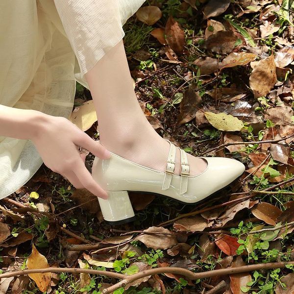 patent leather women pumps retro square heel mary jane single shoes college style square head leather shoes student high heels1, Black
patent leather women pumps retro square heel mary jane single shoes college style square head leather shoes student high heels1, Black