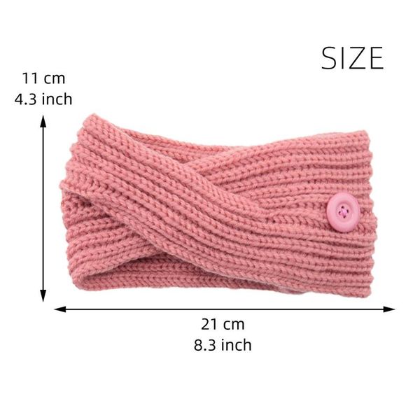 winter women headband with button ear warmer solid color cross twist knitted hairband headwrap bandage turban hair accessories q bbyatb
winter women headband with button ear warmer solid color cross twist knitted hairband headwrap bandage turban hair accessories q bbyatb