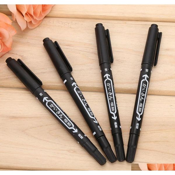 Holidays Samll Gift / Item Very Fine Double-headed Marking Pen Wholesale Big-tip Manufacturers Marking Pen Logistics Pen Hook Xd5o7