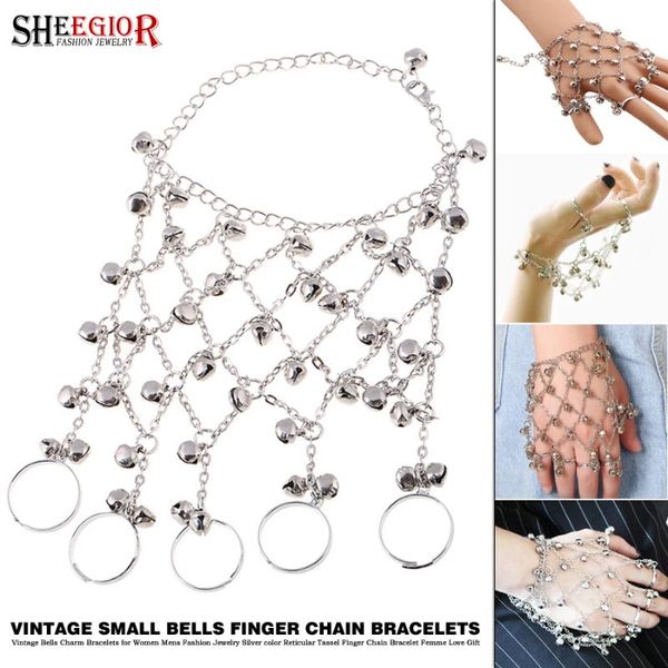 vintage bells bracelets for women men's dance accessories bohemian reticular chain finger handmade bracelet fashion jewelry gift, Black
vintage bells bracelets for women men's dance accessories bohemian reticular chain finger handmade bracelet fashion jewelry gift, Black