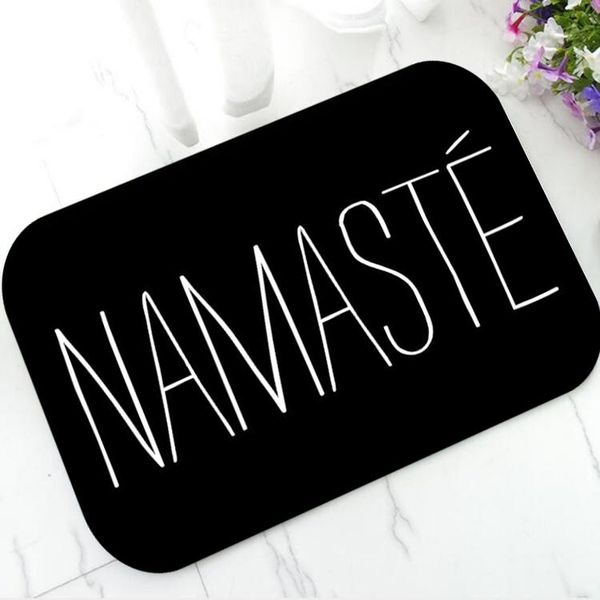 cushion/decorative pillow classic black white namaste door mat doormat rug carpet indoor floor entry doormats for room bathroom yoga decor g
cushion/decorative pillow classic black white namaste door mat doormat rug carpet indoor floor entry doormats for room bathroom yoga decor g