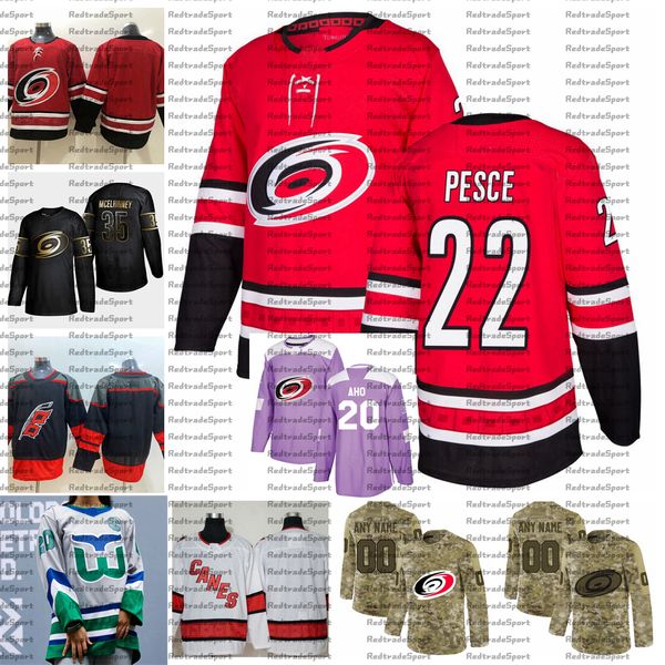 2021 reverse retro customize #22 brett pesce carolina hurricanes jerseys golden edition camo veterans day fights cancer hockey jersey, Black;red
2021 reverse retro customize #22 brett pesce carolina hurricanes jerseys golden edition camo veterans day fights cancer hockey jersey, Black;red