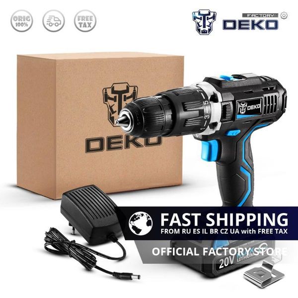 factory outlet deko gcd20du3 20v max dc electric screwdriver impact cordless drill lithium-ion mini power driver standard set1
factory outlet deko gcd20du3 20v max dc electric screwdriver impact cordless drill lithium-ion mini power driver standard set1