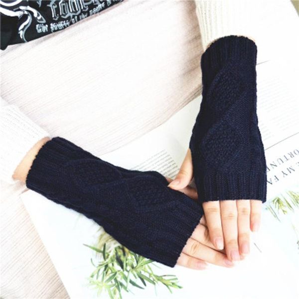five fingers gloves 1 pairs women woolen knitted diamond shape half-finger warm outdoor cycling ladies fashion creative fingerless, Blue;gray
five fingers gloves 1 pairs women woolen knitted diamond shape half-finger warm outdoor cycling ladies fashion creative fingerless, Blue;gray