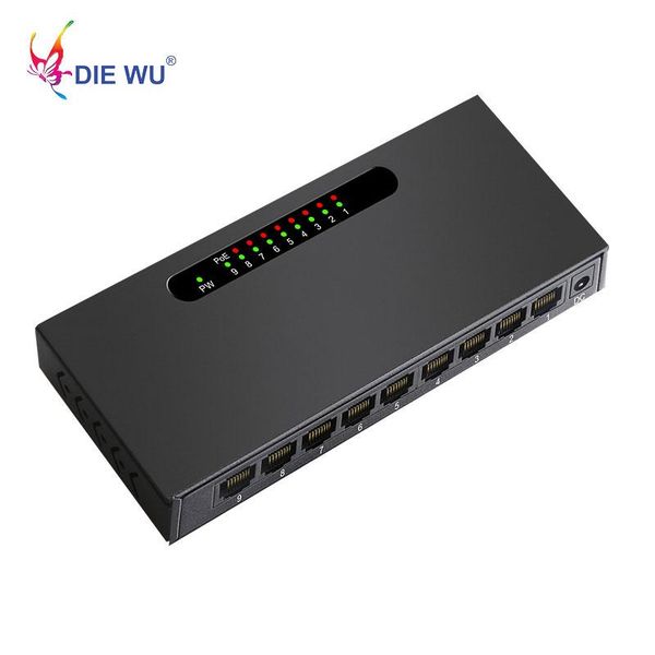 network switches diewu poe switch 10/100mbps 52v fast ethernet with 9 ports for ip cctv camera
network switches diewu poe switch 10/100mbps 52v fast ethernet with 9 ports for ip cctv camera
