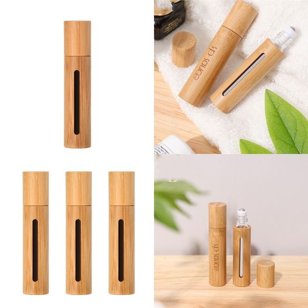 10ml natural bamboo refillable empty essential oil perfume fragrance scent steel roller ball bottle for home travel eea25 64 j2
10ml natural bamboo refillable empty essential oil perfume fragrance scent steel roller ball bottle for home travel eea25 64 j2