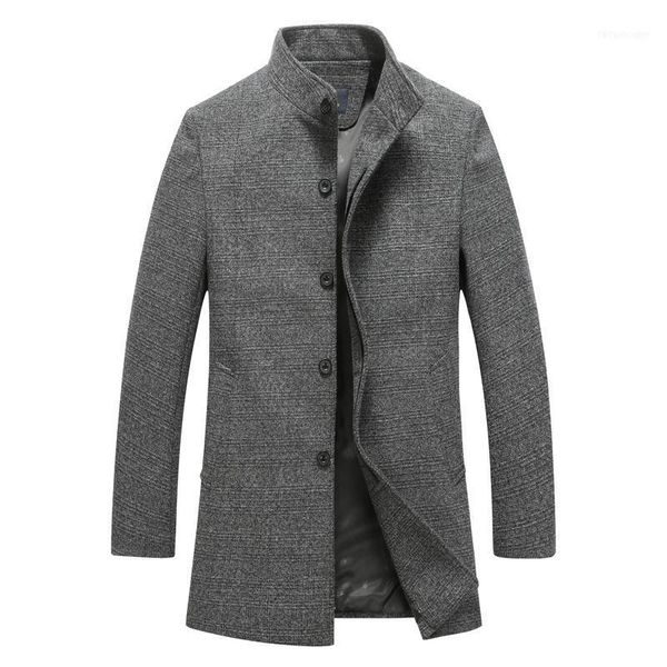 autumn winter men solid long trench coat new fashion silm fit woolen coat stand collar warm overcoat casual wool blends jackets11, Black
autumn winter men solid long trench coat new fashion silm fit woolen coat stand collar warm overcoat casual wool blends jackets11, Black