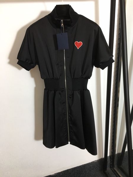 women dresses women designers clothes 2020 embroidery short sleeve dress women's clothes, White;black
women dresses women designers clothes 2020 embroidery short sleeve dress women's clothes, White;black