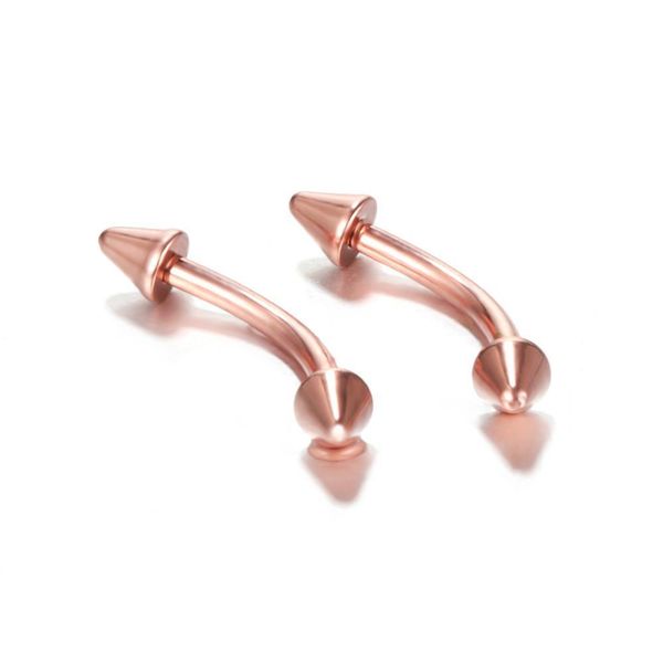 modrsa 2pcs/lot double spike ball eyebrow ring anodized curved barbell eyebrow ring stainless steel helix piercing body jewelry q jlloic, Silver
modrsa 2pcs/lot double spike ball eyebrow ring anodized curved barbell eyebrow ring stainless steel helix piercing body jewelry q jlloic, Silver