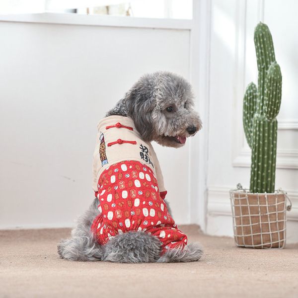 red and red pet autumn and winter cloth new year start fortune cat teddy dog cloth tang cloth thickened warm cotton coat
red and red pet autumn and winter cloth new year start fortune cat teddy dog cloth tang cloth thickened warm cotton coat