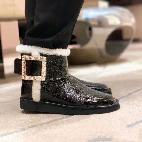 new italy brand wool booties luxurys designers shoes women winter snow boots fashion martin boot classic short diamonds ankle fur boots, Black
new italy brand wool booties luxurys designers shoes women winter snow boots fashion martin boot classic short diamonds ankle fur boots, Black