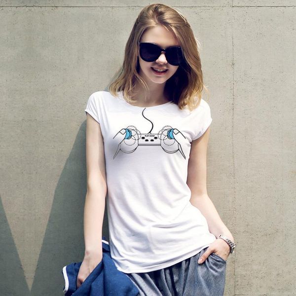 gamepad print t shirt women short sleeve o neck loose white tshirt summer women tee shirt camisetas mujer
gamepad print t shirt women short sleeve o neck loose white tshirt summer women tee shirt camisetas mujer