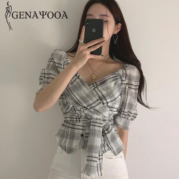 genayooa womens and blouses elegant summer shirts ladies pliad vintage lace up blouse short sleeve women 2020 korean style, White
genayooa womens and blouses elegant summer shirts ladies pliad vintage lace up blouse short sleeve women 2020 korean style, White