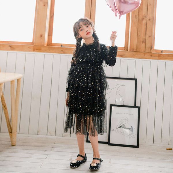 and winter autumn fashion korean star mh girl's big children's puffy cake princs skirt parent child drs, Red;yellow 
and winter autumn fashion korean star mh girl's big children's puffy cake princs skirt parent child drs, Red;yellow