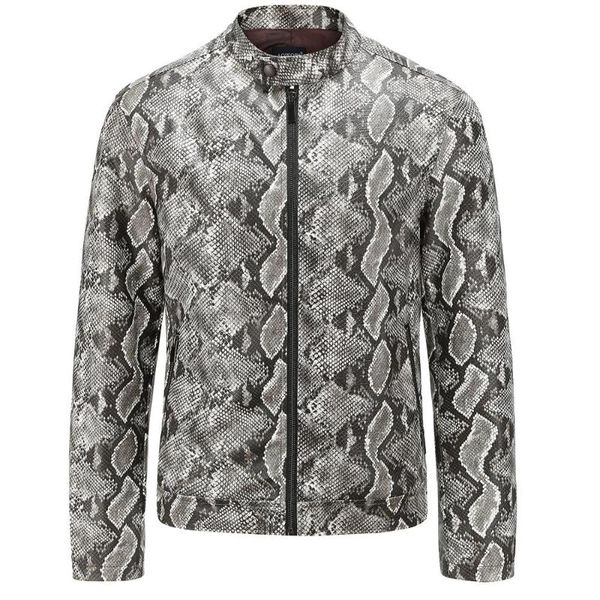 men's jackets leather jacket special fashion snake crepe stand collar motorcycle men slim style european size, Black;brown
men's jackets leather jacket special fashion snake crepe stand collar motorcycle men slim style european size, Black;brown