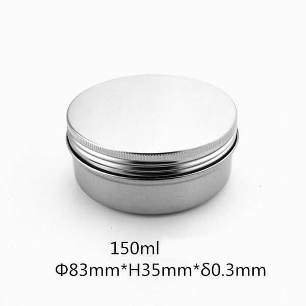 150ml aluminum jar empty aluminum cosmetic containers pot lip balm jar tin for cream ointment hand cream packaging aluminum box
150ml aluminum jar empty aluminum cosmetic containers pot lip balm jar tin for cream ointment hand cream packaging aluminum box