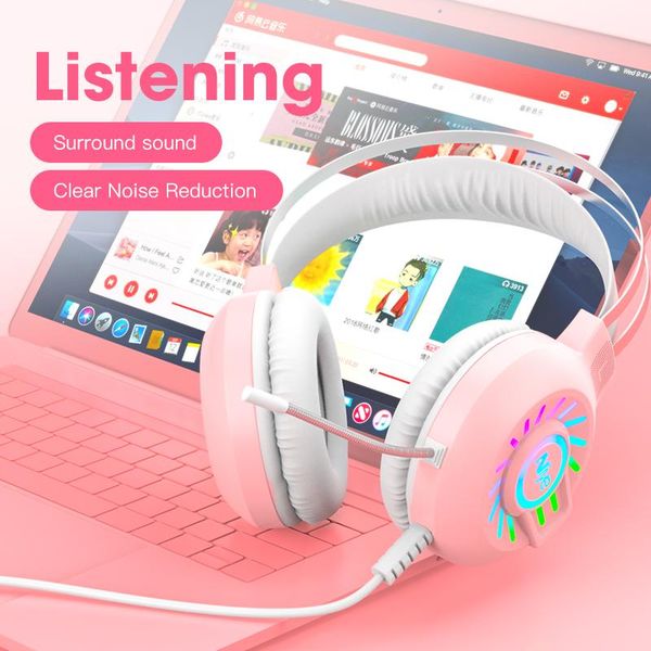 gaming headphone professional headset 3d stereo sound earphone with microphone noise reduction headphones girl cute headsets
gaming headphone professional headset 3d stereo sound earphone with microphone noise reduction headphones girl cute headsets