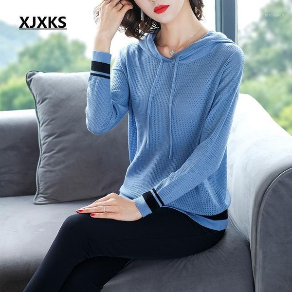 xjxks hoodies pullover 2020 new vintage spring plus size women shirt modis knitted thin casual women sweater1, White;black
xjxks hoodies pullover 2020 new vintage spring plus size women shirt modis knitted thin casual women sweater1, White;black