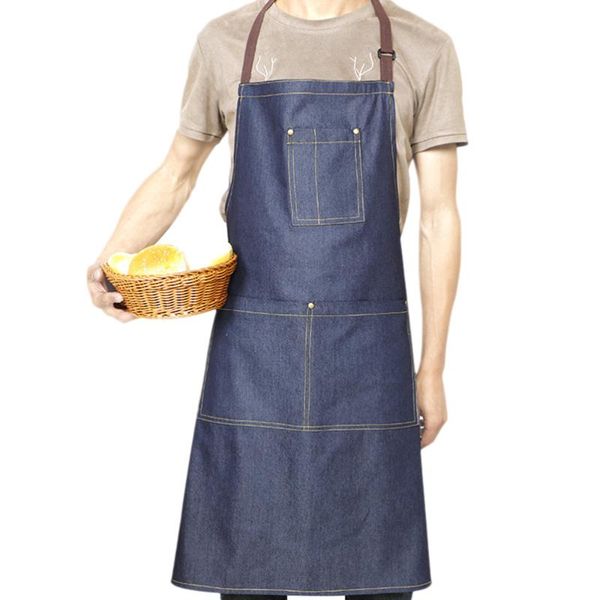aprons 1pc work apron professional adjustable multi-pocket denim sarong for coffee bar
aprons 1pc work apron professional adjustable multi-pocket denim sarong for coffee bar