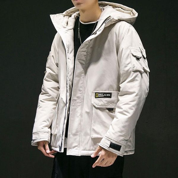 men's down & parkas fashion men winter jacket coat hooded warm mens casual slim fit student male overcoat tooling jackets, Black
men's down & parkas fashion men winter jacket coat hooded warm mens casual slim fit student male overcoat tooling jackets, Black