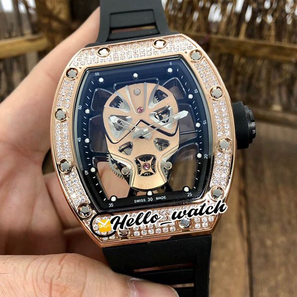 new rose gold rm52-06 skull skeleton dial miyota automatic mens watch diamond bezel rm052 black rubber sport watches hello_watch 3color, Slivery;brown
new rose gold rm52-06 skull skeleton dial miyota automatic mens watch diamond bezel rm052 black rubber sport watches hello_watch 3color, Slivery;brown